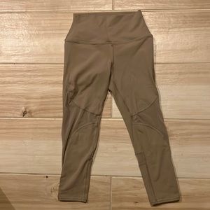 ALO crop leggings with mesh